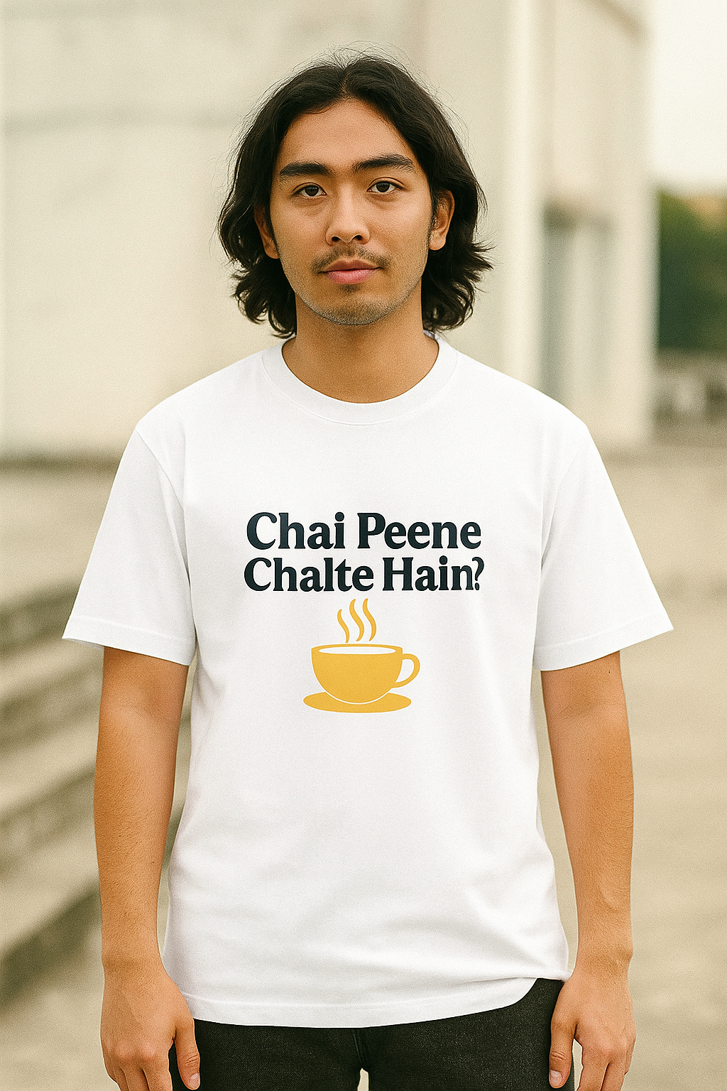Chai Peene Chalte Hain (Chai Lovers) Unisex Basic T-Shirt