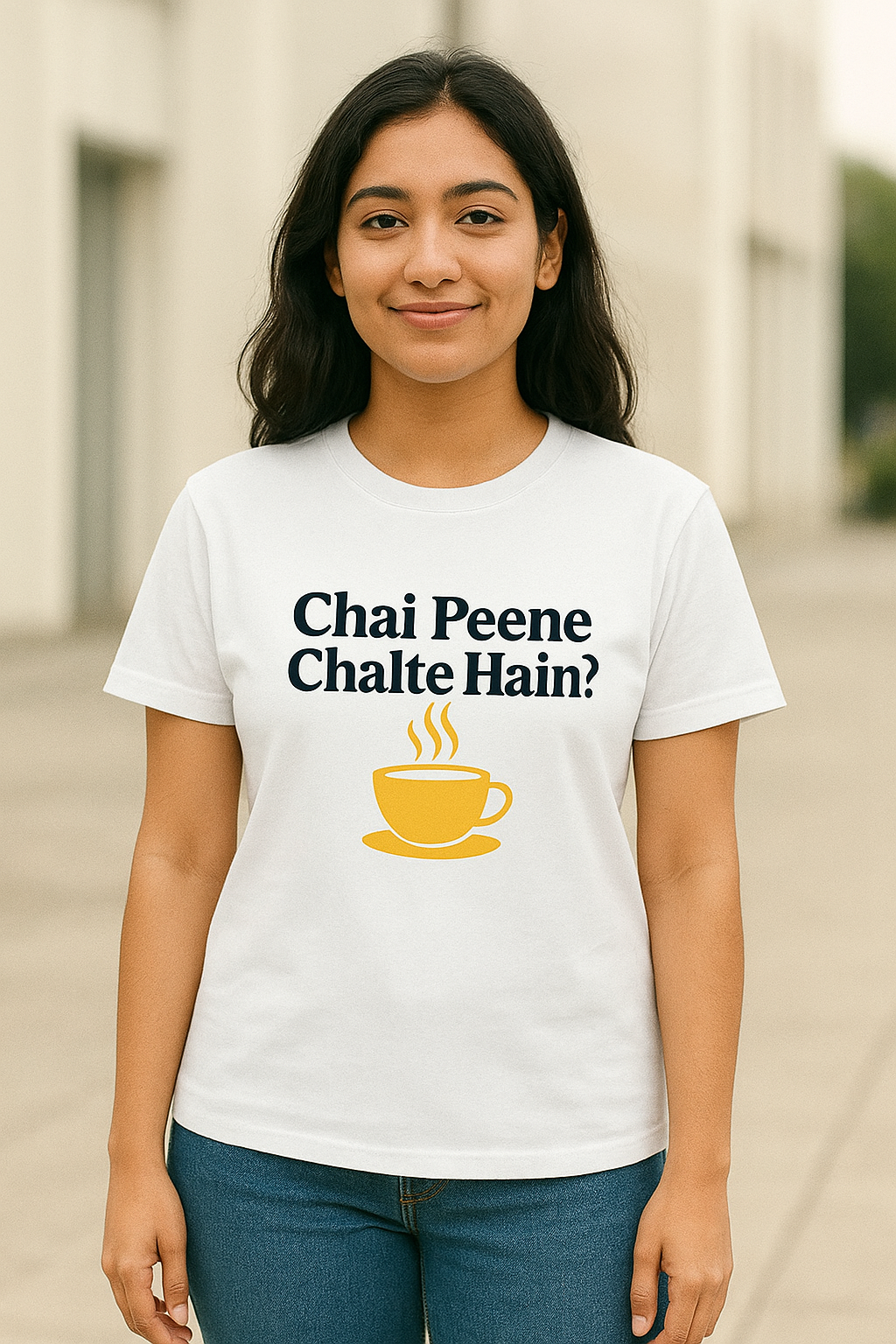 Chai Peene Chalte Hain (Chai Lovers) Unisex Basic T-Shirt